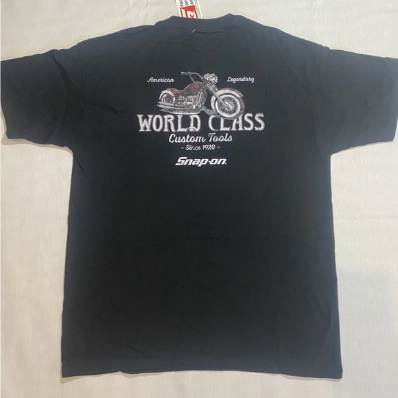 Snap On Black Short Sleeve Men's Tee - Picture 2 of 2